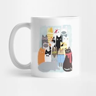 cats portrait Mug